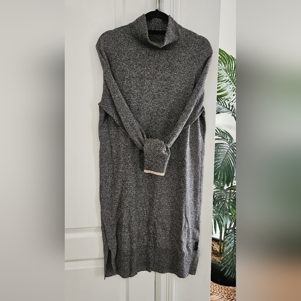 Roots Charcoal Cowl Neck Sweater